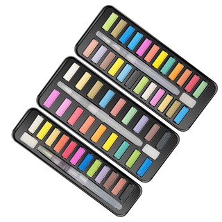 Hot 12/18/24 Colors Portable Travel Solid Pigment Watercolor Paint Set With Water Color Brush Pen (3)