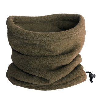 Unisex Thermal Neck Warmer Fleece Winter Scarf Tube with Drawstring (1)