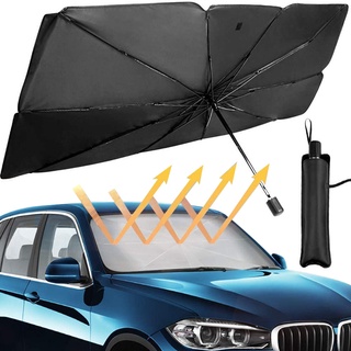 Car Front Windshield Sunshade Umbrella , UV Protection & Heat Insulation Foldable Sun Shade