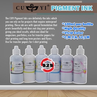 CUYI Pigment Ink 100ml 6 Color Waterproof Ink