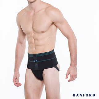 Hanford Athletic Men Supporter 6inches - Black (Single Pack) (1)