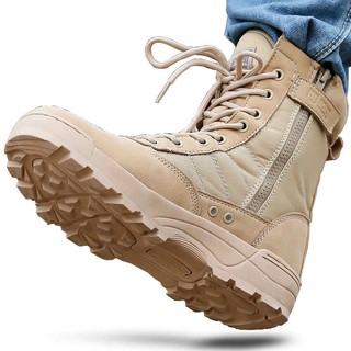 Men Desert Tactical Military Boots Mens Working Safty Shoes Army Combat Boots Militares Tacticos