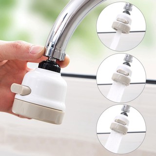 Pressure 3 Modes 360°Rotatable Faucet Tap Water Saving Filter Nozzle Head