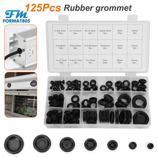 format Rubber Rubber Grommet Electrical Wire Gasket Assortment Kit Anti-static for Wire Outlet