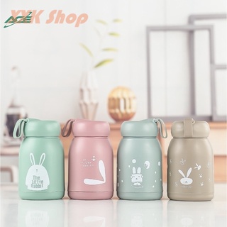 XXK Cute Rabbit Kids Glass Water Cup School Thermal Bottle