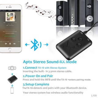 3.5mm Bluetooth 2 in 1 Wireless Audio Transmitter and Receiver Adapter Stereo Audio Music Adapter Ca (5)
