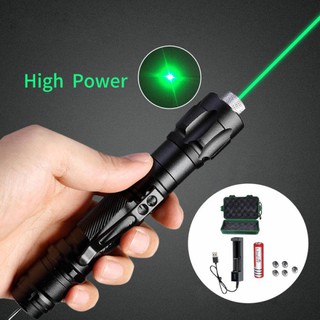 Laser Pointer High Power 303 Rechargeable USB Military Burning Torch Powerful 100mw Green Laser Pen