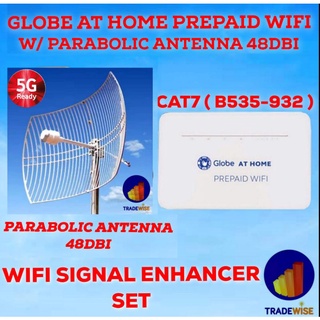 GLOBE AT HOME PREPAID WIFI LTE-ADVANCED CAT7 & MIMO ANTENNA 18dbi, 28dbi, 36dbi, 40dbi & 48dbi SET
