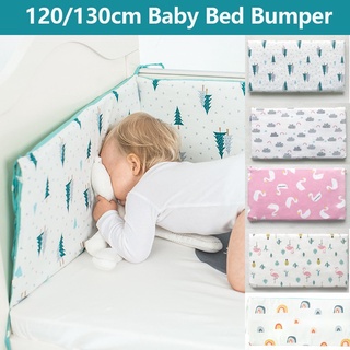 【Ready Stock】Baby Safe ☽ﺴ【on hand】120cm/130cm Baby Crib Bumper Cotton Baby Bedding Infant Bed Around