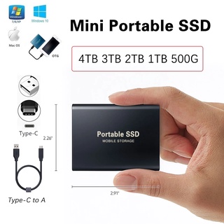 COD 1.8Inch USB3.0 8TB 4TB 2T 1T External Hard Drive SSD High-Speed Solid State Mobile Hard Disk (6)