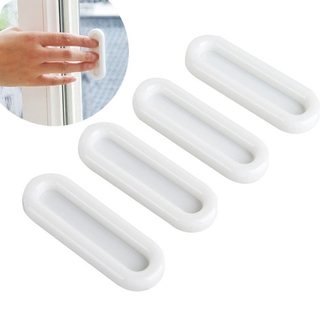 4Pcs Pack Window Opening Handles / Self-Stick Cabinet Drawer Handle Helper Auxiliary Pulls / Kitchen Cabinet Door Window Handle Sticker / Kitchen Cabinet Door Drawer Open Auxiliary Helper