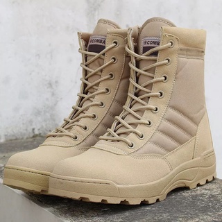 Men s ultra light military boots men s tactical ankle boots desert jungle boots outdoor shoes