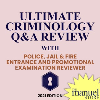 Montemayor (2021) Ultimate Criminology Q&A Review with Police Jail Fire Entrance Promotional