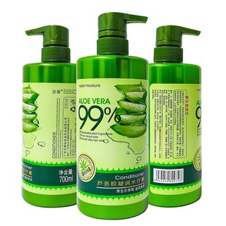 99% Aloe Vera Hair Shampoo 800ml + Conditioner 700ml Repair Moisture