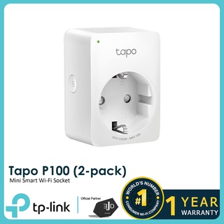 Tp-link Tapo P100(2-pack)|Mini Smart Wi-Fi Socket | Smart Socket | Wifi Socket |Smart inlet | Socket