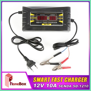 【Ready Stock】✧❖10A 12V Smart Fast Charger Car Motorcycle Battery Charger for Gel Battery Lead Acid (