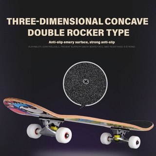 [COD] Four-Wheeled Long Skateboard for Elder Kids and Adult Scooters Beginner/Professional