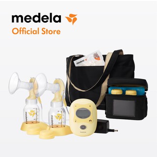 Breast Pump | Medela Freestyle Double Electric Breast Pump - Includes Tote Bag, Cooler Bag, Bottles