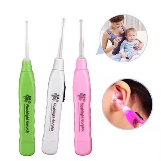 Flashlight Earpick Earwax Removal Ear pick Cleaner Digging Ear Cleaning Ear Care Personal Care 1 set