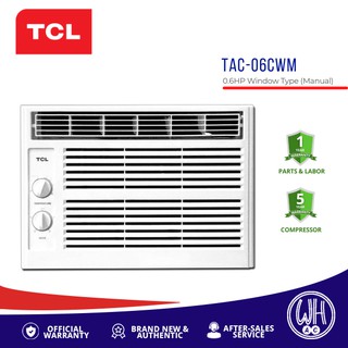 TCL 0.6HP Inverter-Grade Window Type (Manual) TAC-06CWM