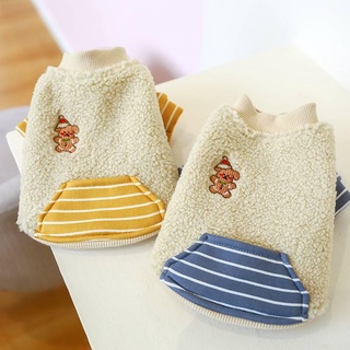 Pet Clothes Autumn Winter Cat Dog Clothes Teddy Small Dog Gingerbread