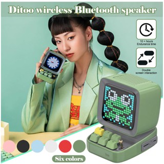 Divoom Ditoo Plus Pixel Art Game Portable Bluetooth Speaker