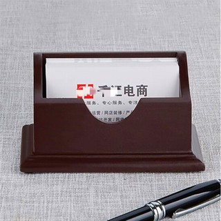 Business card holder business store & office wooden business card case desktop card case card holder