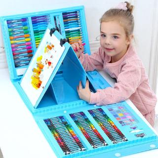 UC Children's painting set watercolor pen painting tool crayon oil painting stick primary school students stationery learning supplies set graffiti art painting watercolor pen cartoon stationery gift set