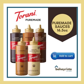[ON HAND] Torani Puremade Sauces 16.5oz - TAGUIG BRANCH