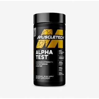 Muscletech Alpha Test Testosterone Booster 120 Capsules - AlphaTest Maximum Strength Test Boost