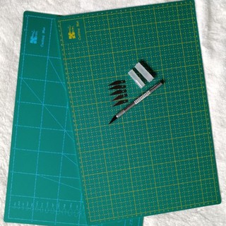 【Free Carving knife】A3 PVC Cutting Mat High Quality Cutting Pad Double-sided DIY Self-healing