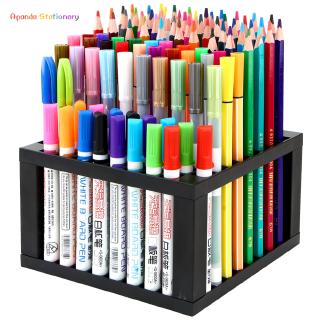 49/96 Holes Plastic Pencil & Brush Holder Desk Stand Organizer Holder for Pens
