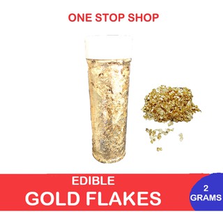 Gold Flakes / Gold Leaf EDIBLE 2grams