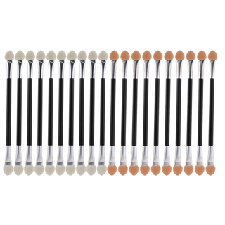 30pcs Professional Double-ended Eyeshadow Brush Disposable Eye Shadow Applicator