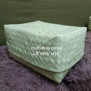 Mabuhay] (8x6x4) BURI BOX / BULIG / NATIVE PACKAGING / TAMPIPI