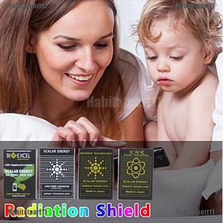 【COD•habi】10pcs EMR scalar energy phone sticker anti radiation chip shield