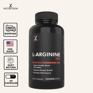 LX Nutrition L-Arginine Pro 1340mg-Muscle, Mass Building- & Pump w/ Citrulline - 30 & 60 Capsules