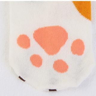 100% COTTON Ladies socks trend cute kitten cat paw socks toe cat claw shallow mouth Cat Paw Lovely Sleep (6)
