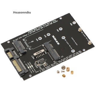 Heasonndiu M.2 NGFF MSATA SSD to SATA 3.0 Adapter 2 in 1 Converter Card for PC Laptop PH