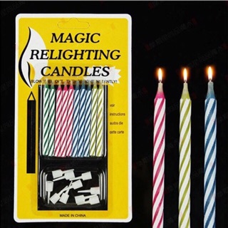 Magic relighting candle