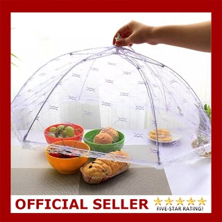 Food Cover Umbrella Style Mesh Food Cover Table Meal Table Cover Anti Fly Mosquito Kitchen Food