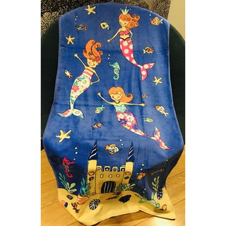 100% cotton bath towel character for kids