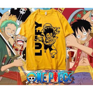 RL# One Piece luffy black shirt unisex cotton