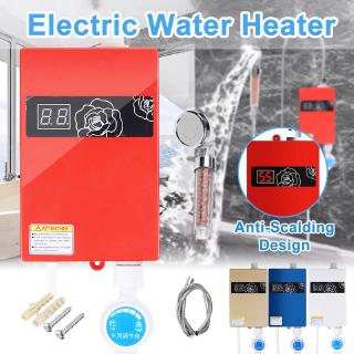 Universal Electric Water Heater Instant Tankless Water Heater Temperature display Heating Shower