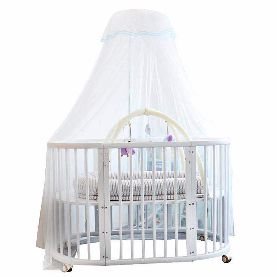 Baby Crib Mosquito Net Canopy Dome Bed Netting For Toddler