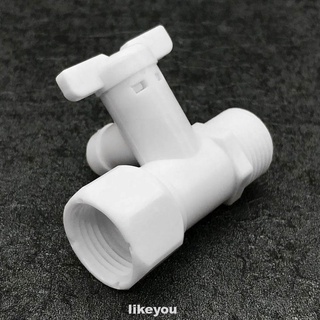 Plastic Replacement Part Water Purifier Easy Install Quick Connect Ball Valve Switch