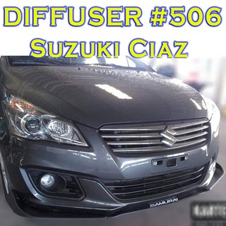 SUZUKI CIAZ Car Diffuser Universal Aero Front Bumper Lip Splitter 506#