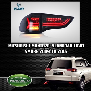 Mitsubishi Montero Vland Tail Light Full Smoke Audi Style 2009 to 2015