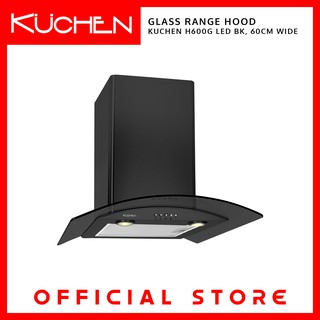 KUCHEN KCH.H600G.LED.BK Glass Range Hood