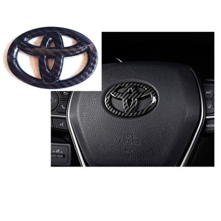 Toyota Car Sticker Steering Wheel Emblem Logo Badge Decals Car Styling